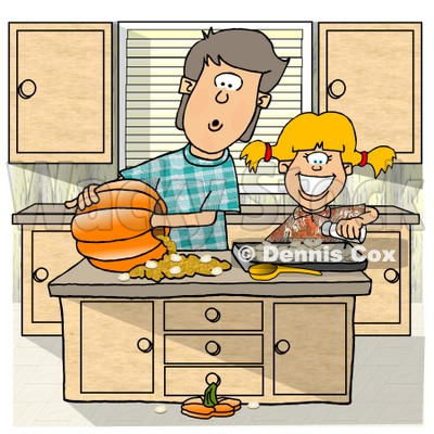 Child Cooking Clipart