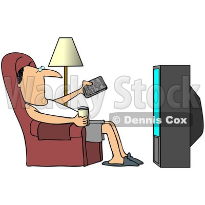 Relaxed Person Cartoon