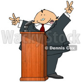 Cartoon Giving Speech