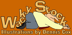Wacky Stock Illustrations by Dennis Cox